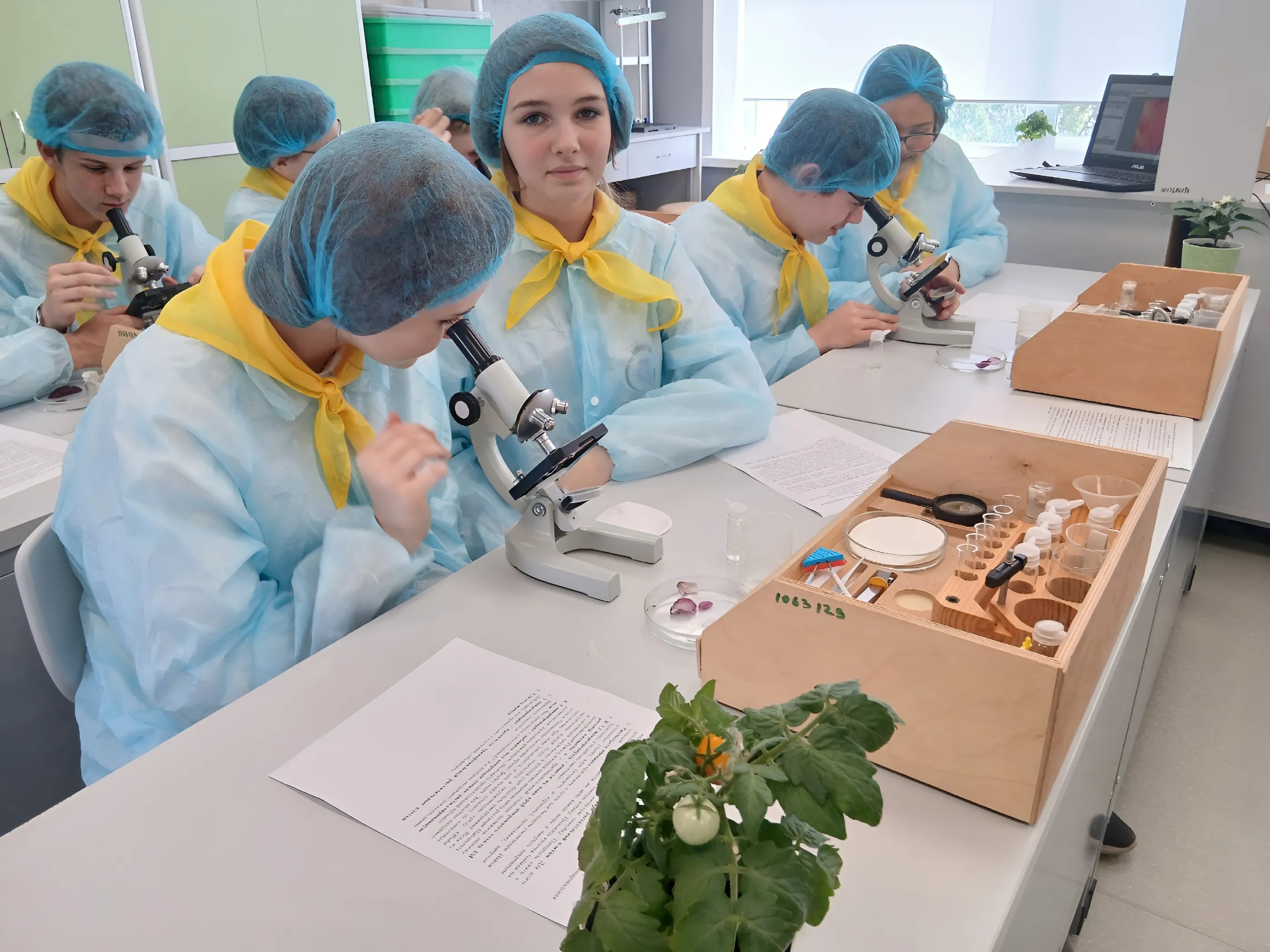 Почвоведение, цитология и мир молекул: новые занятия для агротехклассников