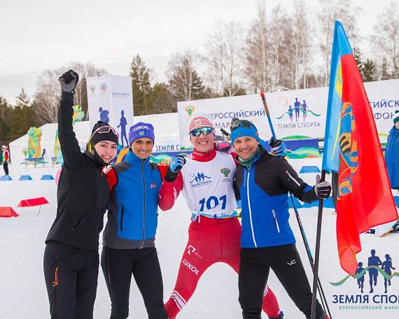 В Белокурихе прошёл зимний этап Всероссийского марафона «Земля спорта»